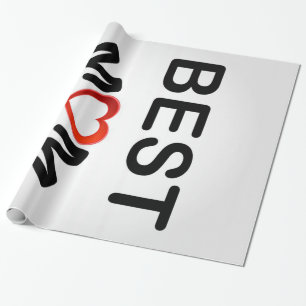 Beste Mama Personalisiert zu meiner Mama Geschenkpapier