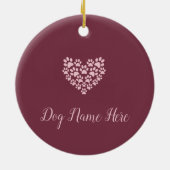 Beste Mama Personalisierte Ornamente (Hinten)