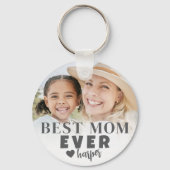 Beste Mama Personalisiertes Foto Schlüsselanhänger (Vorderseite)