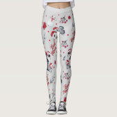 Beste Mama Pinguin Weihnachtsmuster Leggings (Vorderseite)