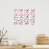 Beste Mama Pinguin Weihnachtsmuster Poster (Küche)