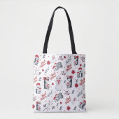 Beste Mama Pinguin Weihnachtsmuster Tasche (Vorderseite)