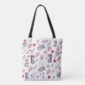 Beste Mama Pinguin Weihnachtsmuster Tasche (Rückseite)