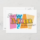 Beste Mama Postkarte (Vorne/Hinten)