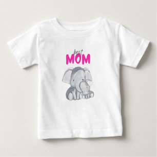 Beste Mama Printing Modern White Baby Shirt