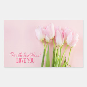 Beste Mama Rechteckiger Aufkleber