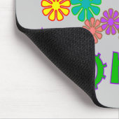 "Beste MAMA" Retro Geschenke der Blumen-Mutter Mousepad (Ecke)