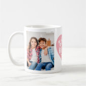 Beste Mama Rosa Herz alle 2 Fotos Kaffeetasse (Links)