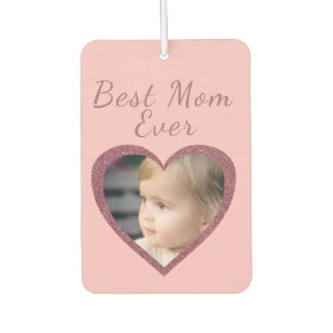 Beste Mama Rosa Herzen Benutzerdefiniertes Kinderf Autolufterfrischer