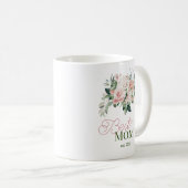 Beste Mama Rosa Wasserfarben Kaffeetasse (VorderseiteRechts)