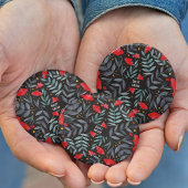 Beste Mama Rot Blume Zaubergarten Button