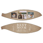 Beste Mama Rustikale Folien 3 Custom Fotos Mutter Basketball (Panele)