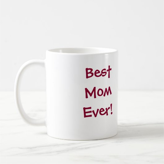 Beste Mama/schlechteste Mama-Tasse Kaffeetasse (Links)