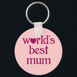 Beste Mama Schlüsselanhänger<br><div class="desc">Die beste Mama der Welt</div>