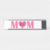 "Beste MAMA" Schreibtischnamensplakette (Vorderseite )
