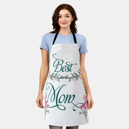 Beste Mama Schürze (Getragen)