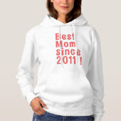 Beste Mama seit 2011 Hoodie (Vorderseite)
