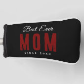 Beste Mama seit 20XX Moderne, einfache Preppy Golf Headcover (Vorderseite)