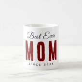 Beste Mama seit 20XX Moderne, einfache Preppy Kaffeetasse (Mittel)