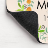 Beste Mama seit Wasserfarben Blumenmousepad Mousepad (Ecke)