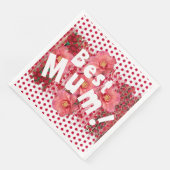 Beste Mama! Serviette (Ecke)