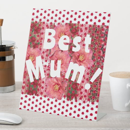 Beste Mama! Sockelschild (In Situ)