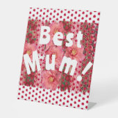 Beste Mama! Sockelschild (Vorderseite)