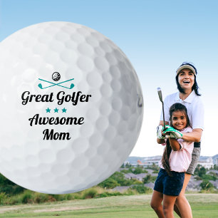 Beste Mama Spaß Golfer Mutter Tag Grün Set Golfball