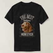 Beste Mama Spinone Funny Italienisch Spinone Dog V T-Shirt (Design vorne)