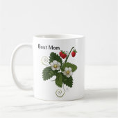 Beste Mama süße Rose Kaffeetasse (Links)