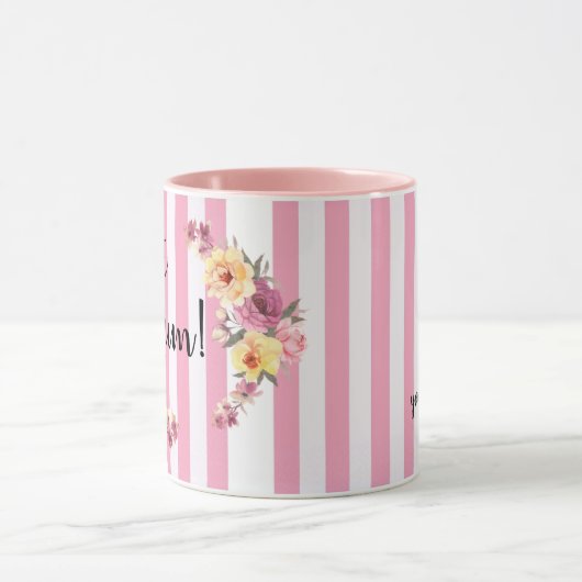 Beste Mama-Tasse mit Blumen Tasse (Zentrum)