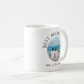 Beste Mama-Tasse mit Foto Modern Einfach Kaffeetasse (VorderseiteRechts)
