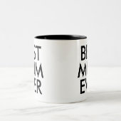 Beste Mama-Tasse | Muttertagsgeschenk Zweifarbige Tasse (Mittel)
