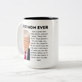 Beste Mama Tasse Trump (Vorderseite Links)