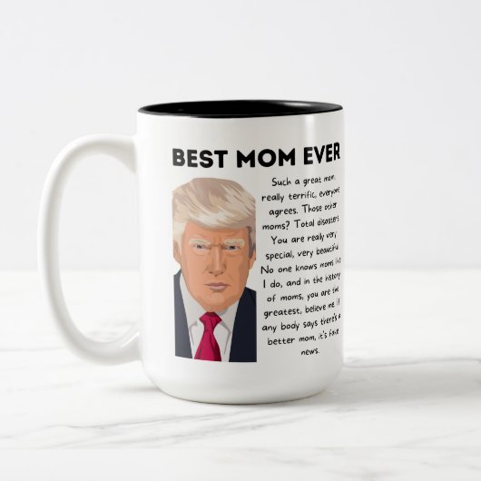 Beste Mama Tasse Trump (Links)