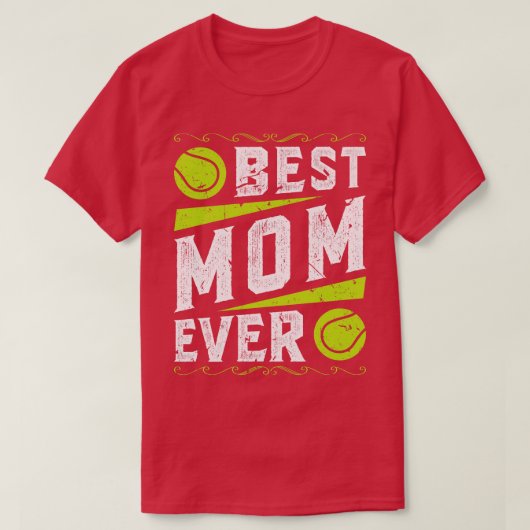 Beste Mama Tennis T-Shirt (Design vorne)