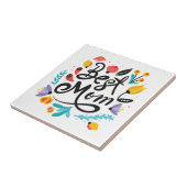 Beste Mama Tile Trivet Fliese (Seite)