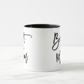 Beste Mama-Trendy Beschriftung Tasse (Zentrum)