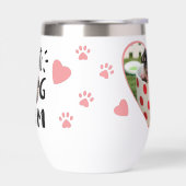 Beste Mama Typografie Herzstück Haustier Foto Nied (Links)