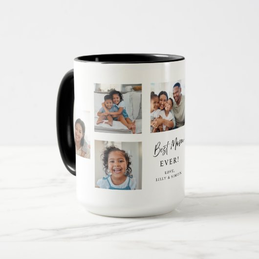 Beste Mama überhaupt Benutzerdefiniertes Bildercol Tasse (Vorderseite Links)