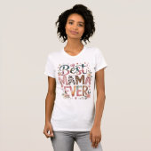 Beste Mama überhaupt Boho Blumen T-Shirt (Vorne ganz)