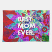 BESTE MAMA ÜBERHAUPT bunte Geschirrtuch (Horizontal)