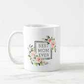 Beste Mama überhaupt | erröten rosa Kaffeetasse (Links)