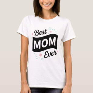 Beste Mama überhaupt Floral süß farbenfroher Mutte T-Shirt