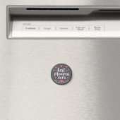 beste Mama überhaupt grau Magnet (In Situ (Geschirrspüler))