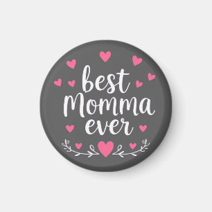beste Mama überhaupt grau Magnet