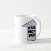 BESTE MAMA ÜBERHAUPT! Kaffee-Tasse Kaffeetasse (VorderseiteRechts)