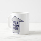 BESTE MAMA ÜBERHAUPT! Kaffee-Tasse Kaffeetasse (Vorderseite Links)
