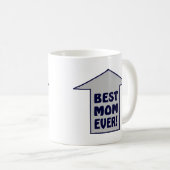 BESTE MAMA ÜBERHAUPT! Kaffee-Tasse Kaffeetasse (VorderseiteRechts)