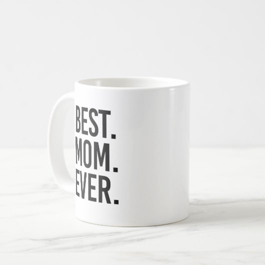 Beste Mama überhaupt Kaffeetasse (Vorderseite Links)